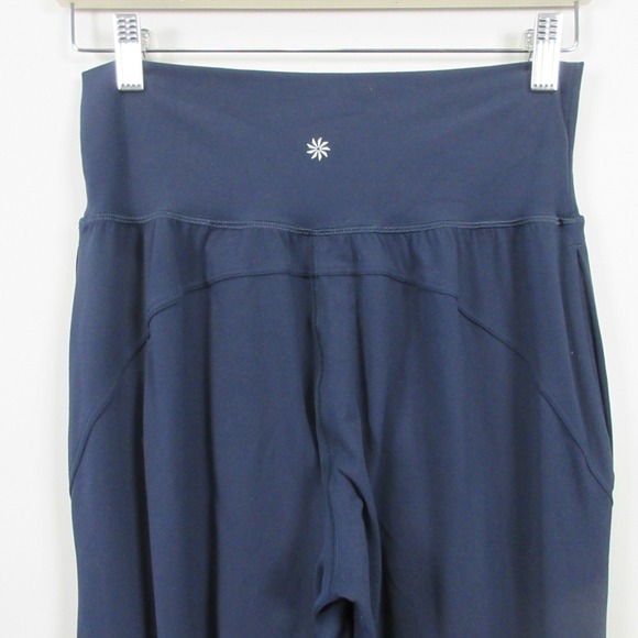Athleta Salutation Jogger Women S Navy Blue High Rise Pockets Lounge Yoga 278 - Picture 7 of 11